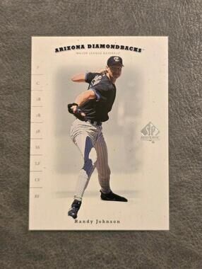 2001 SP Authentic #58 Randy Johnson Baseball Card